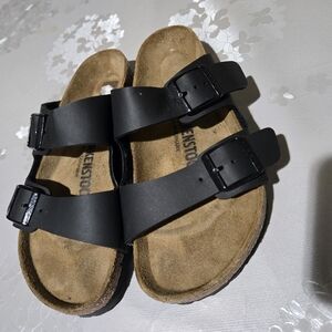 Birkenstock Black and Brown Sandals